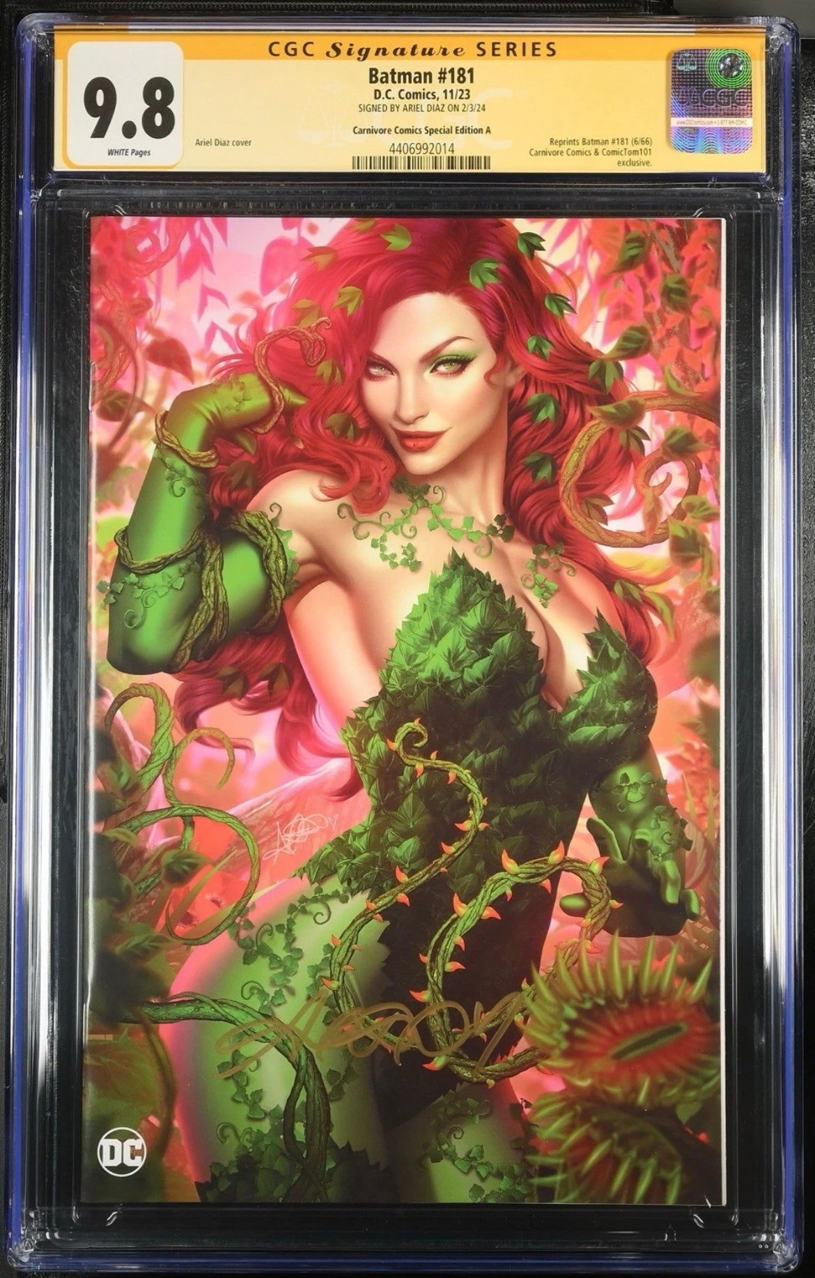 Batman #181 Ariel Diaz Cover CGC 9.8